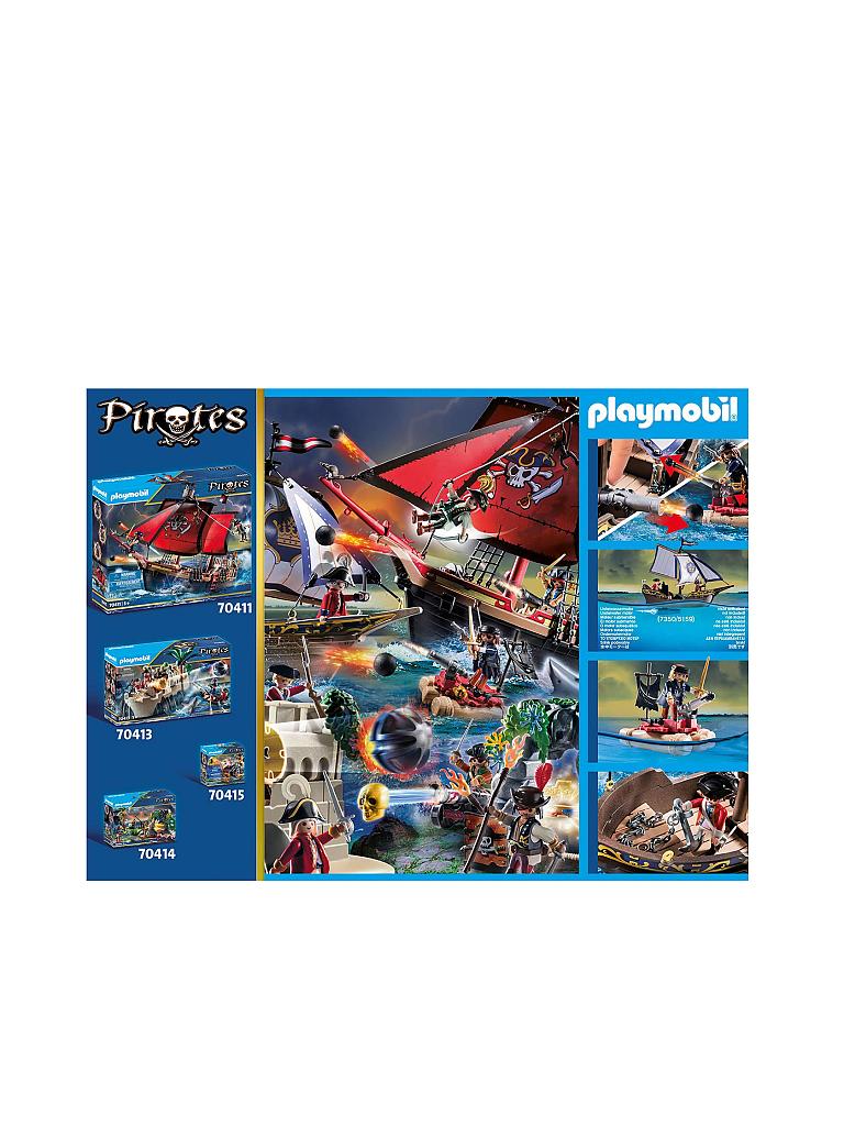 PLAYMOBIL Pirates - Rotrocksegler 70412 transparent